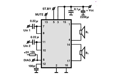 TDA8581 III circuito eletronico
